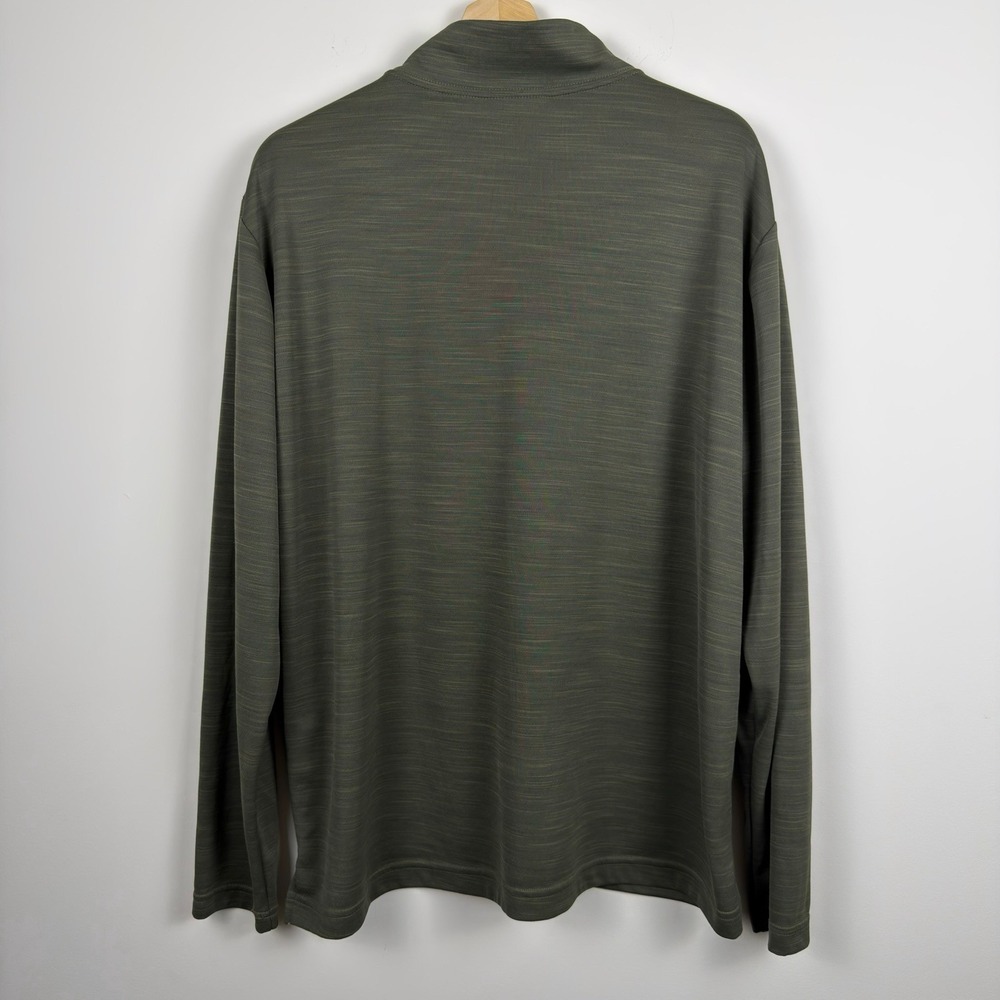 Nike Stride Men's Dri-FIT 1/4 Zip Running Top Pullover Olive Green Sz XL - Picture 5 of 9